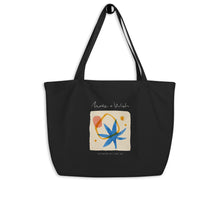 Load image into Gallery viewer, MAKE A WISH Large Organic Tote Bag - Premium Tote Bag from The Wishful Fish - Just $47! Shop now at The Wishful Fish
