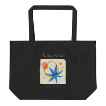 Load image into Gallery viewer, MAKE A WISH Large Organic Tote Bag - Premium Tote Bag from The Wishful Fish - Just $47! Shop now at The Wishful Fish
