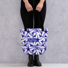 Load image into Gallery viewer, MAKE A WISH ON A STARFISH Tote Bag - Premium Tote Bag from The Wishful Fish - Just $38! Shop now at The Wishful Fish
