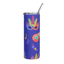 Load image into Gallery viewer, MARDI GRAS Stumbler Tumbler - Premium Tumbler from The Wishful Fish - Just $28.50! Shop now at The Wishful Fish
