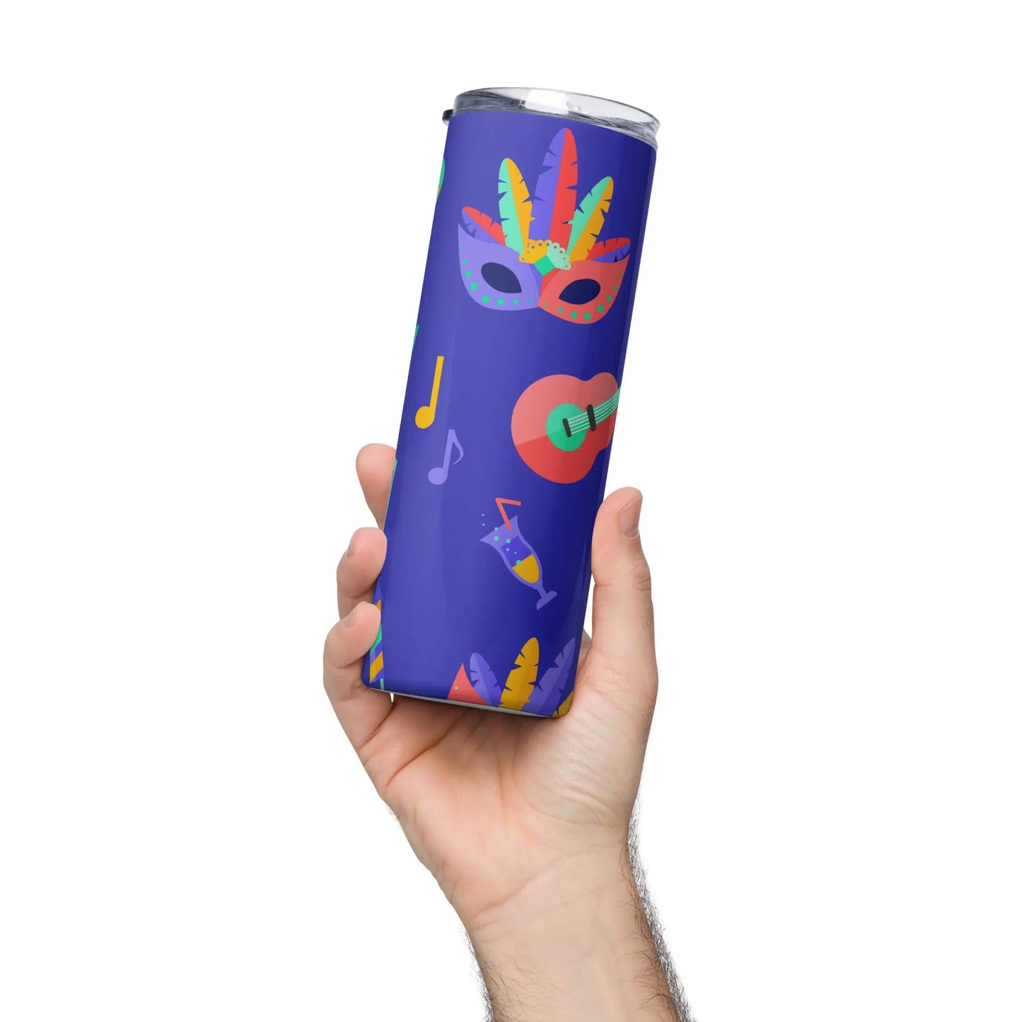 MARDI GRAS Stumbler Tumbler  - Premium Stainless Steel Tumbler from The Wishful Fish - Just $29! Shop now at The Wishful Fish
