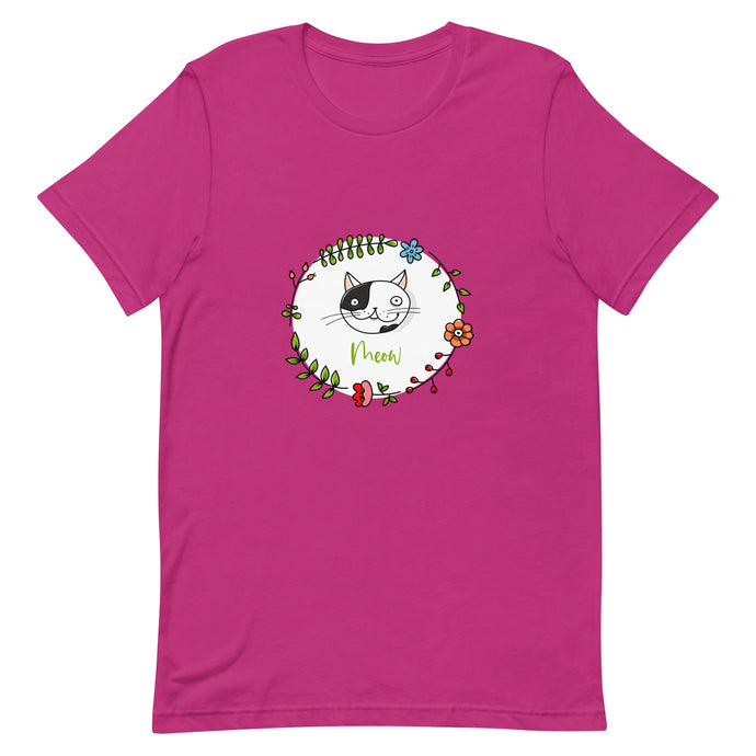 MEOW CAT T Shirt - Premium T Shirt from The Wishful Fish - Just $20.50! Shop now at The Wishful Fish