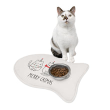 Load image into Gallery viewer, MERRY CATMAS Pet Bowl Mat - Premium Pet Bowl Mat from The Wishful Fish - Just $28! Shop now at The Wishful Fish
