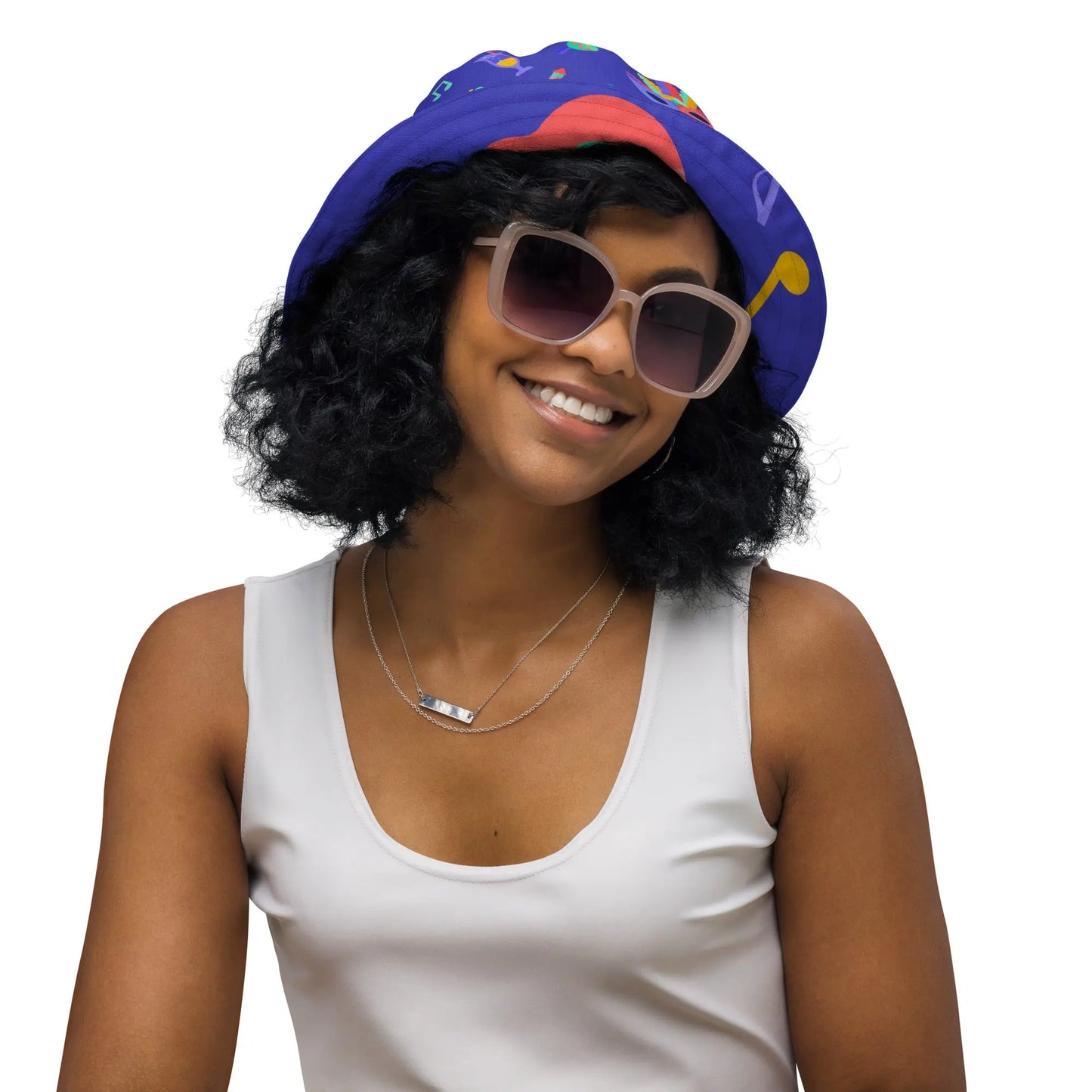 Mardi Gras Reversible Bucket Hat - Premium Bucket Hat from The Wishful Fish - Just $28! Shop now at The Wishful Fish