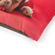 Load image into Gallery viewer, Merry Christmas Dog Pillow Bed - Premium Pillow Bed from The Wishful Fish - Just $46! Shop now at The Wishful Fish
