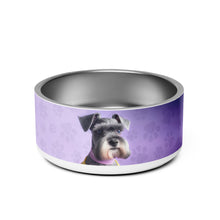 Load image into Gallery viewer, Miniature Schnauzer Pet Bowl - Premium Pet Bowl from The Wishful Fish - Just $28! Shop now at The Wishful Fish
