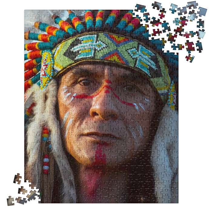 NATIVE AMERICAN Jigsaw Puzzle - Premium Jigsaw Puzzle from The Wishful Fish - Just $24! Shop now at The Wishful Fish