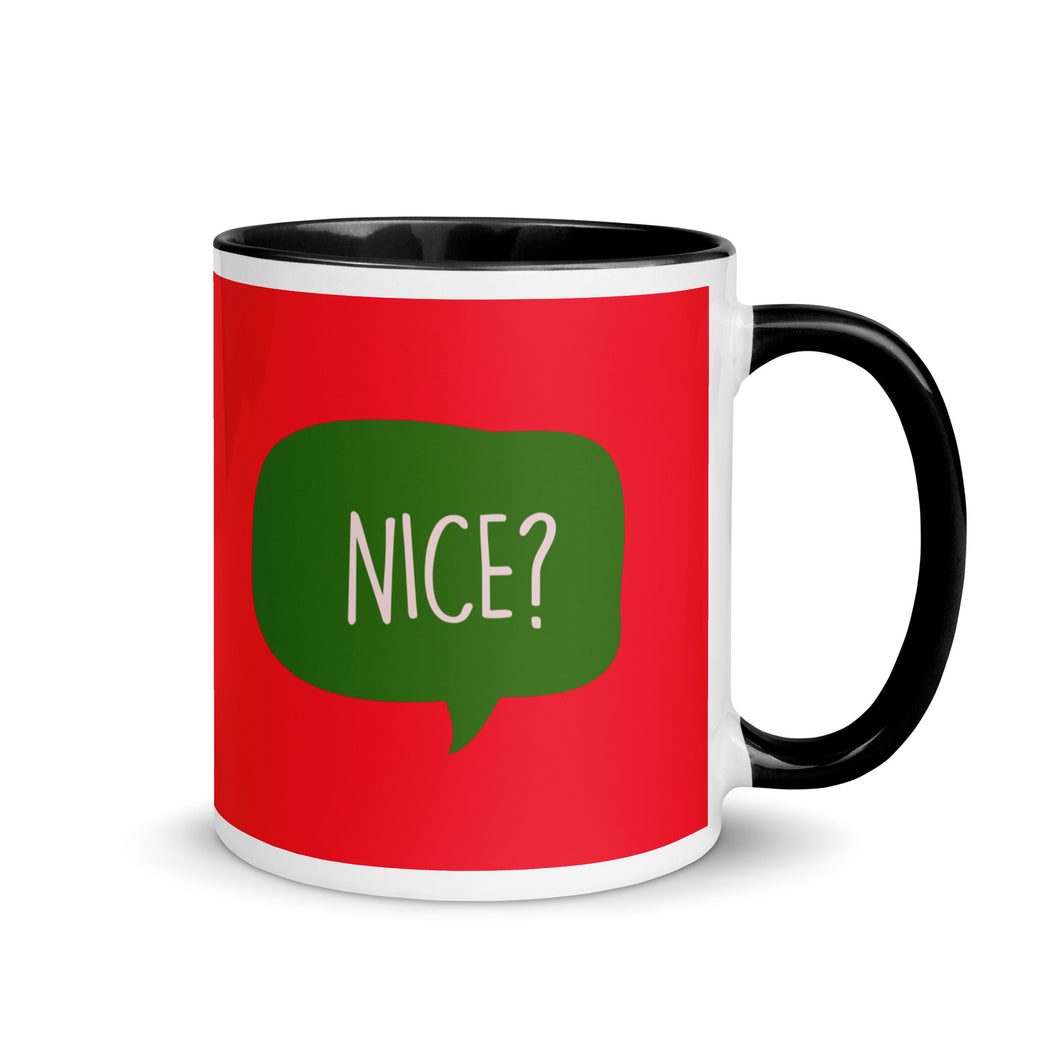 NAUGHTY? or NICE? Christmas Mug - Premium Mugs from The Wishful Fish - Just $20! Shop now at The Wishful Fish