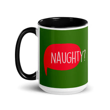 Load image into Gallery viewer, NAUGHTY? or NICE? Christmas Mug - Premium Mugs from The Wishful Fish - Just $20! Shop now at The Wishful Fish
