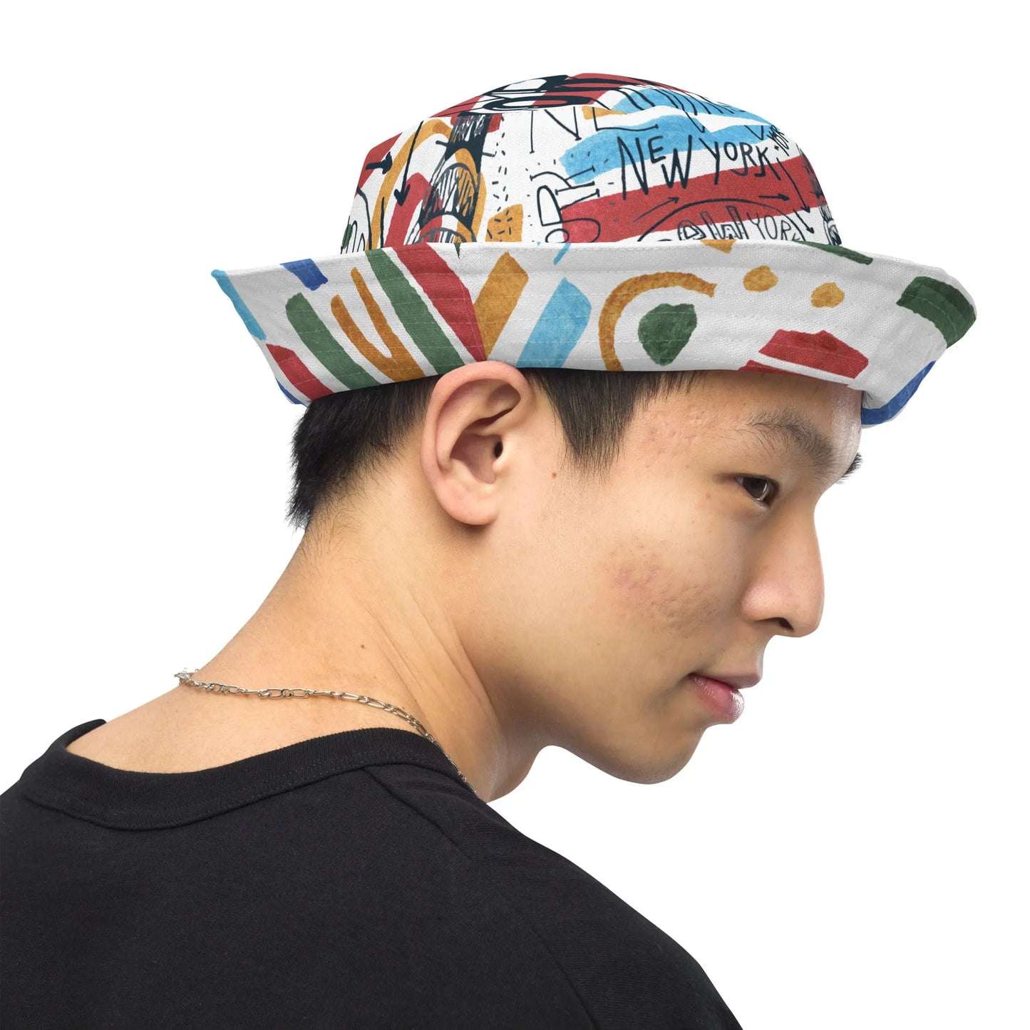 NEW YORK Reversible Bucket Hat - Premium Bucket Hat from The Wishful Fish - Just $29! Shop now at The Wishful Fish