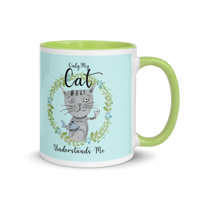 Only My CAT Understands Me Mug - Premium Mug from The Wishful Fish - Just $20! Shop now at The Wishful Fish