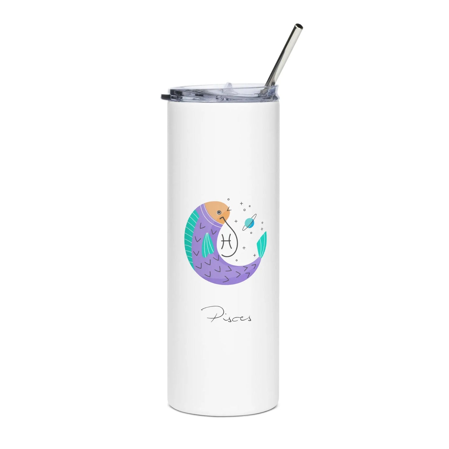 PISCES Zodiac Tumbler - Premium Tumbler from The Wishful Fish - Just $28! Shop now at The Wishful Fish