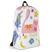 Load image into Gallery viewer, PLAYFUL KITTES Backpack - Premium Backpack from The Wishful Fish - Just $42! Shop now at The Wishful Fish
