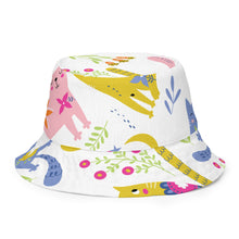 Load image into Gallery viewer, PLAYFUL KITTIES Bucket Hat - Premium Bucket Hat from The Wishful Fish - Just $30! Shop now at The Wishful Fish
