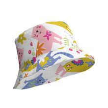 Load image into Gallery viewer, PLAYFUL KITTIES Bucket Hat - Premium Bucket Hat from The Wishful Fish - Just $30! Shop now at The Wishful Fish
