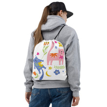 Load image into Gallery viewer, PLAYFUL KITTIES Drawstring Bag - Premium Drawstring Bag from The Wishful Fish - Just $23! Shop now at The Wishful Fish
