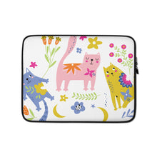 Load image into Gallery viewer, PLAYFUL KITTIES Laptop Sleeve - Premium Laptop Sleeve from The Wishful Fish - Just $26! Shop now at The Wishful Fish
