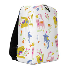 Load image into Gallery viewer, PLAYFUL KITTIES Minimalist Backpack - Premium Backpack from The Wishful Fish - Just $42! Shop now at The Wishful Fish
