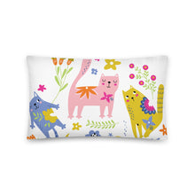 Load image into Gallery viewer, PLAYFUL KITTIES Throw Pillows - Premium Throw Pillows from The Wishful Fish - Just $24! Shop now at The Wishful Fish
