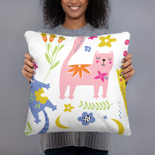 Load image into Gallery viewer, PLAYFUL KITTIES Throw Pillows - Premium Throw Pillows from The Wishful Fish - Just $24! Shop now at The Wishful Fish
