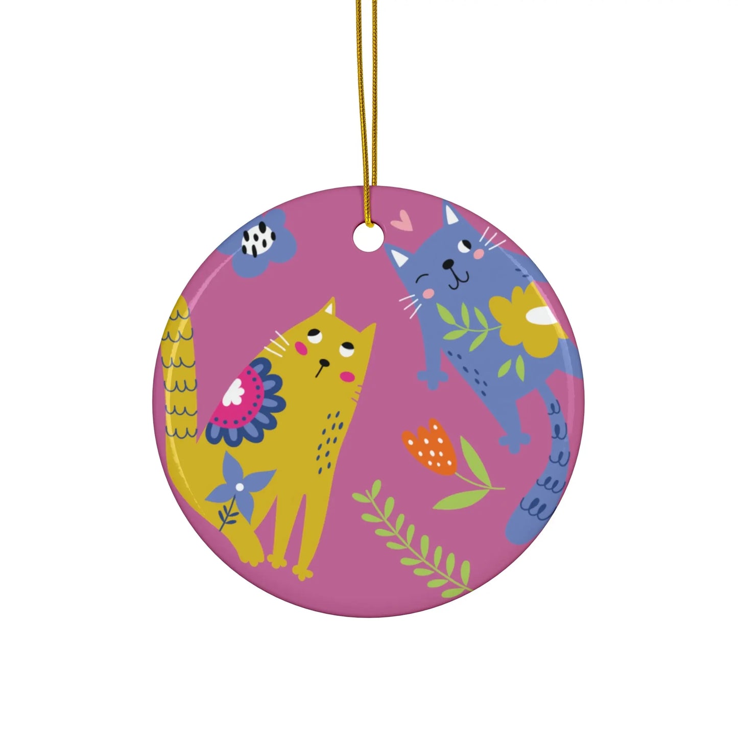 PLAYFUL KITTIES Ornaments - Premium Ornaments from The Wishful Fish - Just $13! Shop now at The Wishful Fish