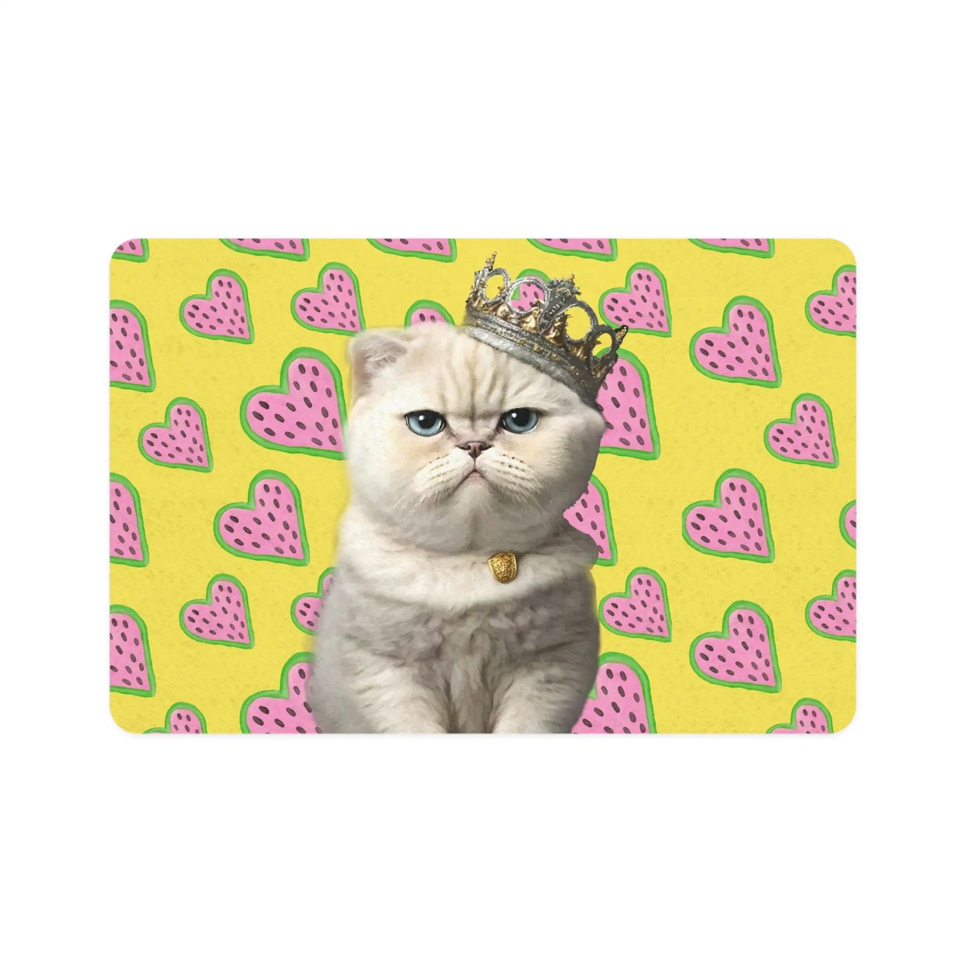PRINCESS KITTY Pet Bowl Mat - Premium Pet Bowl Mat from The Wishful Fish - Just $28! Shop now at The Wishful Fish