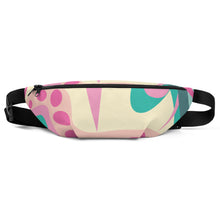 Load image into Gallery viewer, PINK AND GREEN TWIST Fanny Pack - Premium Fanny Pack from The Wishful Fish - Just $31! Shop now at The Wishful Fish
