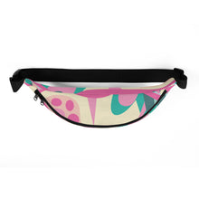 Load image into Gallery viewer, PINK AND GREEN TWIST Fanny Pack - Premium Fanny Pack from The Wishful Fish - Just $31! Shop now at The Wishful Fish
