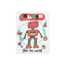 Load image into Gallery viewer, ROBOTS SAVE THE WORLD Jigsaw Puzzle - Premium Jigsaw Puzzle from The Wishful Fish - Just $24! Shop now at The Wishful Fish
