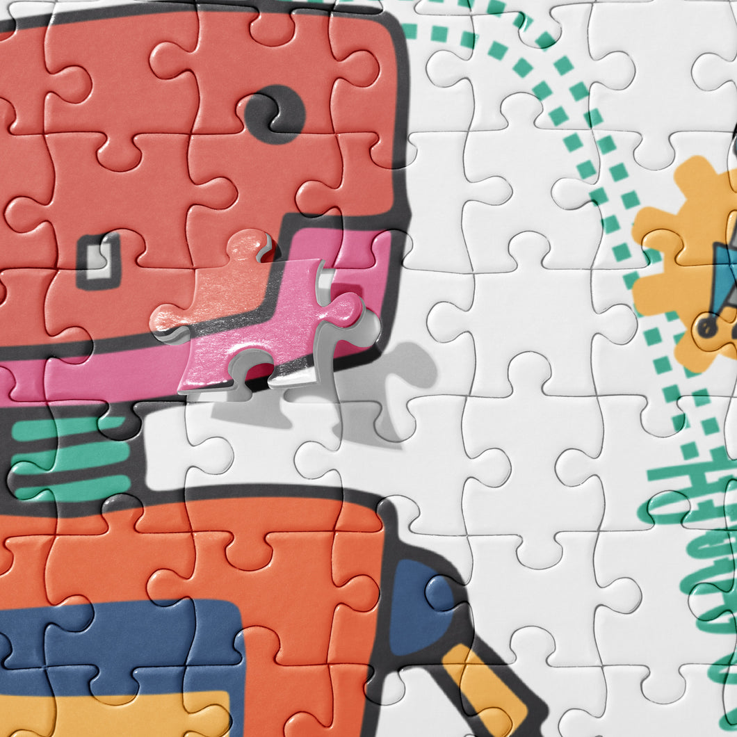 ROBOTS SAVE THE WORLD Jigsaw Puzzle - Premium Jigsaw Puzzle from The Wishful Fish - Just $24! Shop now at The Wishful Fish