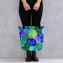 Load image into Gallery viewer, SAVVY SWIRLS Tote Bag - Premium Tote Bag from The Wishful Fish - Just $31! Shop now at The Wishful Fish
