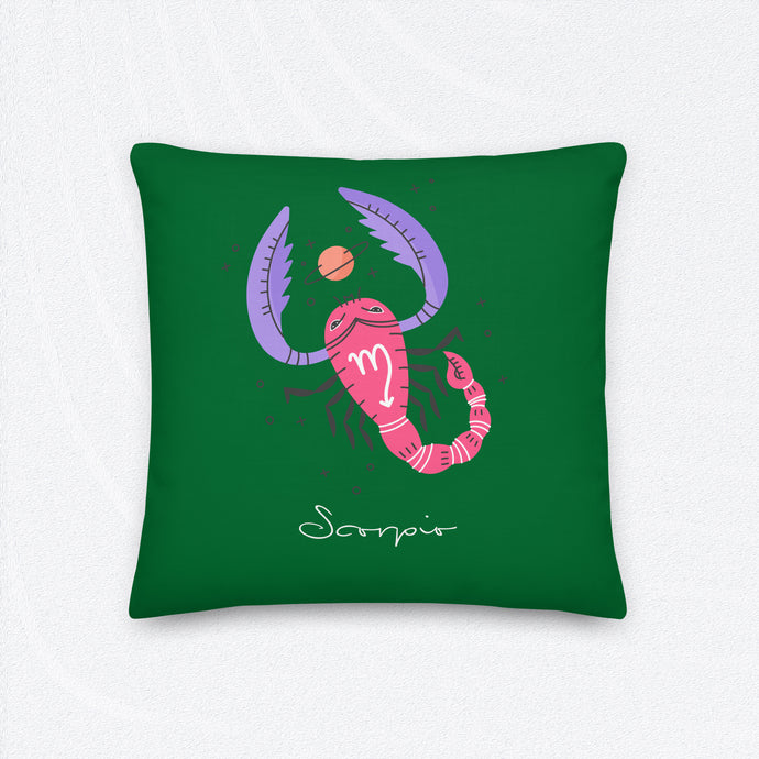 SCORPIO Zodiac Pillow - Premium Pillow from The Wishful Fish - Just $29! Shop now at The Wishful Fish