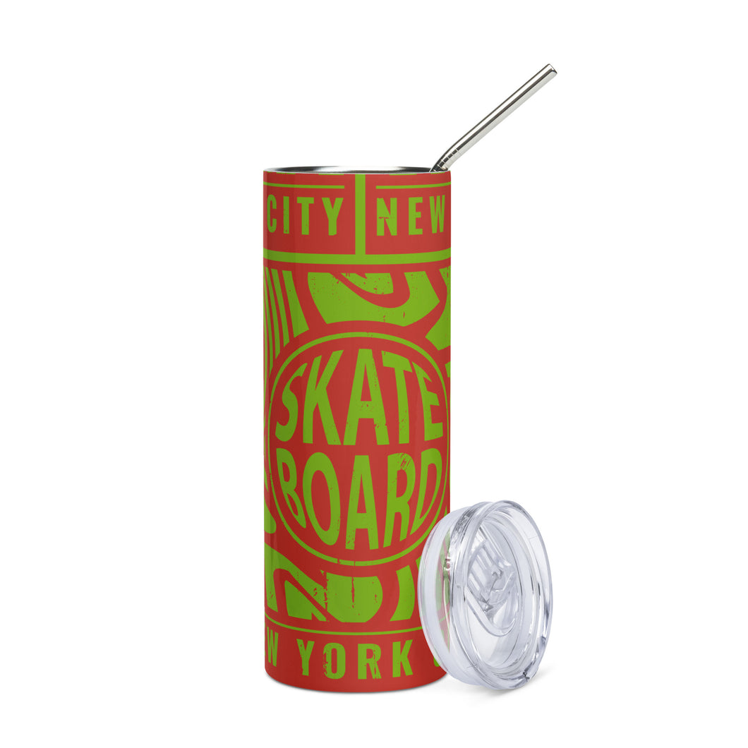 SKATE BOARD NYC Stumbler Tumbler - Premium Tumbler from The Wishful Fish - Just $28.50! Shop now at The Wishful Fish