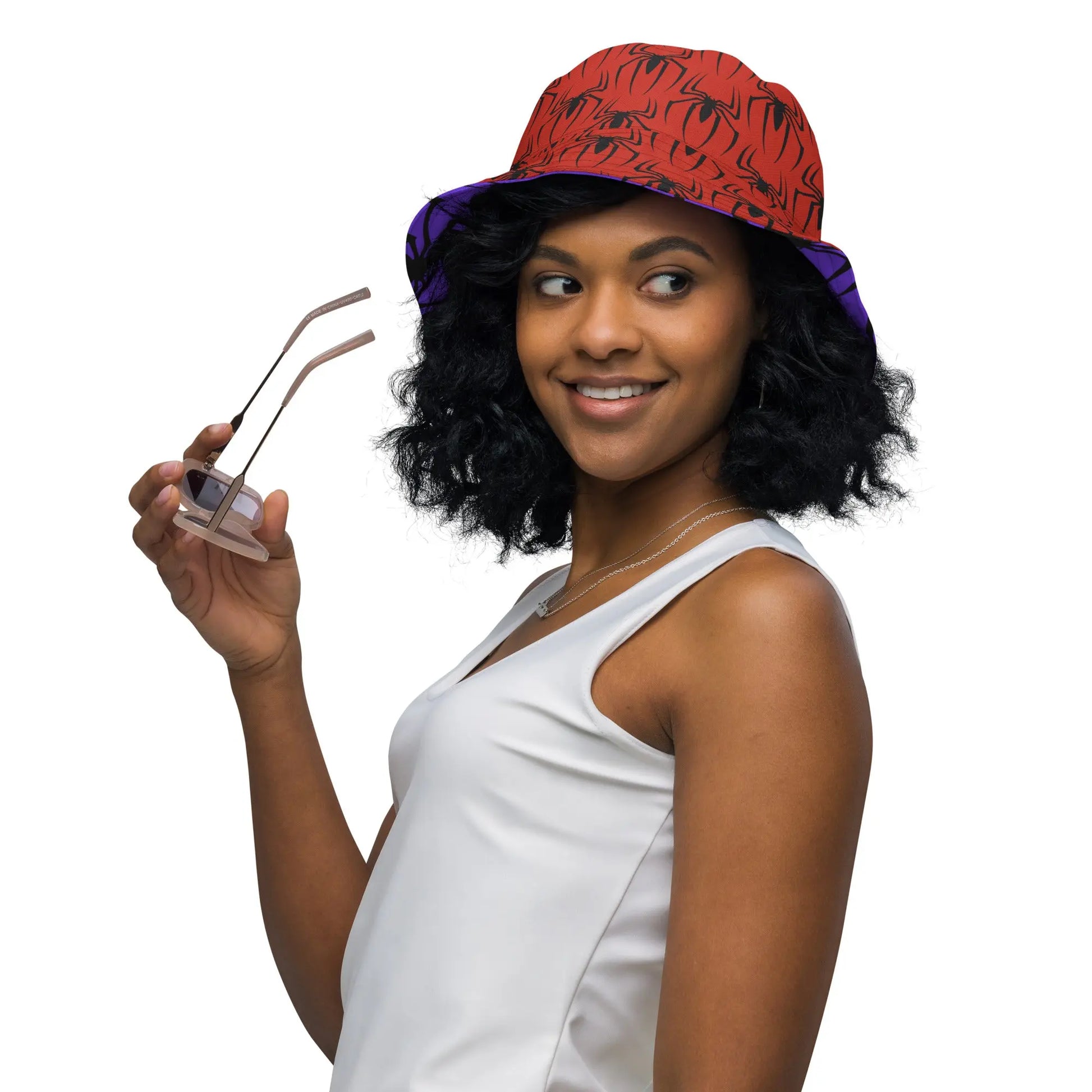 SPIDER Reversible Bucket Hat - Premium Bucket Hat from The Wishful Fish - Just $28! Shop now at The Wishful Fish