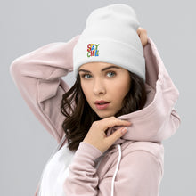 Load image into Gallery viewer, STAY CHILL Cuffed Beanie Hat - Premium Beanie from The Wishful Fish - Just $27! Shop now at The Wishful Fish
