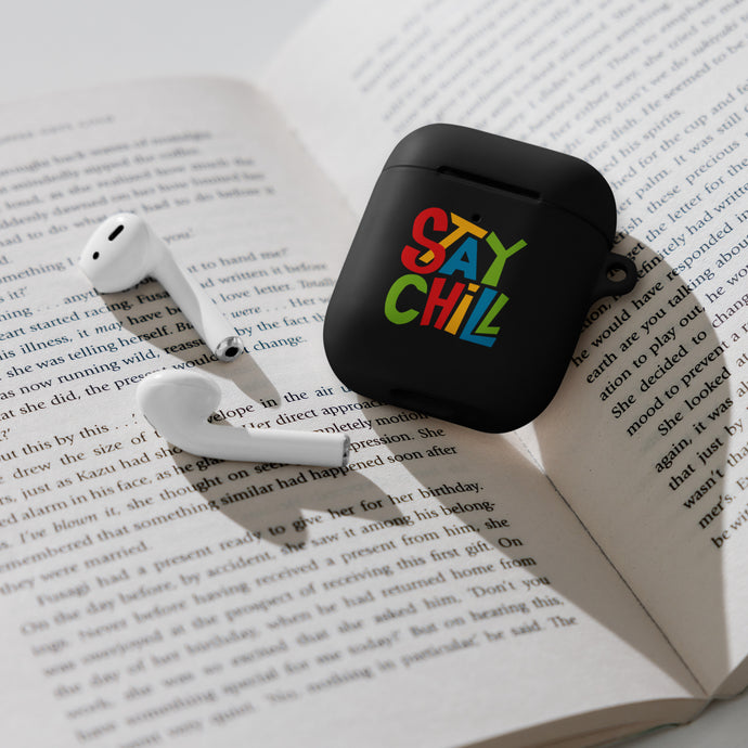STAY CHILL Rubber Case for AirPods® - Premium AirPods® from The Wishful Fish - Just $24! Shop now at The Wishful Fish