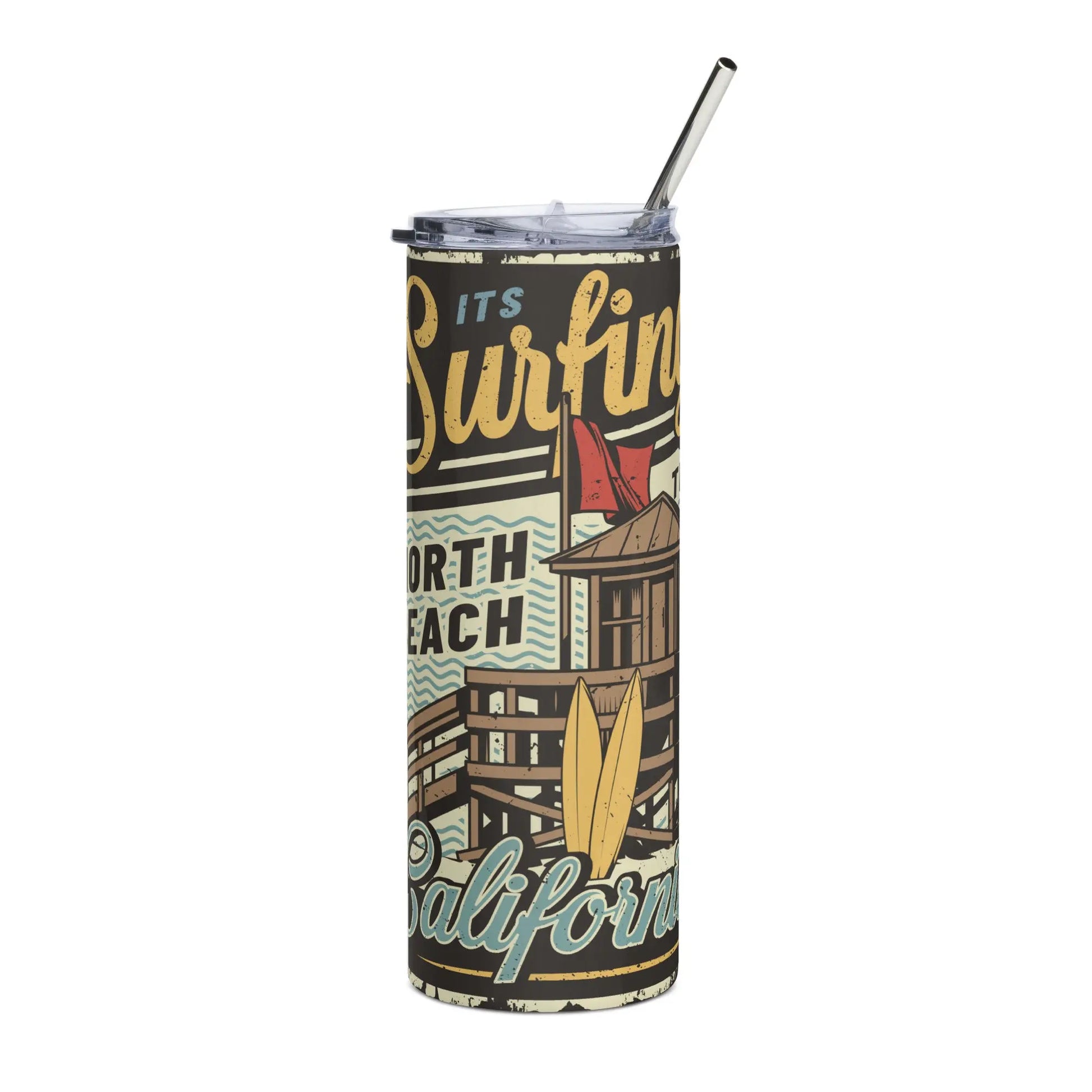SURFING CALIFORNIA Stumbler Tumbler  - Premium Stainless Steel Tumbler from The Wishful Fish - Just $29! Shop now at The Wishful Fish