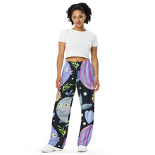 Load image into Gallery viewer, Sea Creature Unisex Wide-Leg Pants - Premium Wide Leg Pants from The Wishful Fish - Just $39! Shop now at The Wishful Fish
