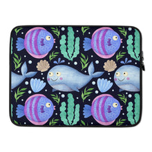 Load image into Gallery viewer, Sea Creatures Laptop Sleeve - Premium Laptop Sleeve from The Wishful Fish - Just $24! Shop now at The Wishful Fish
