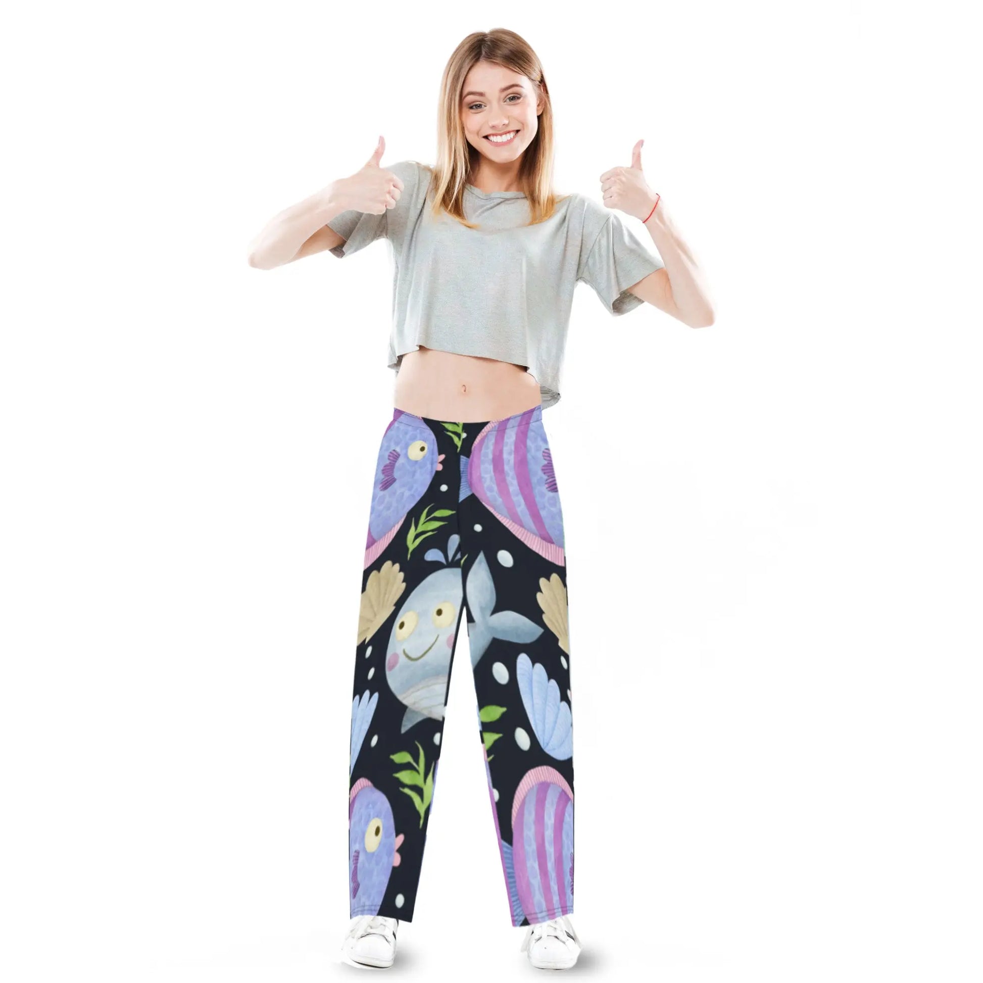 Laid-Back Wide-Leg Pants with a Watch Hill Sea-Inspired Design. SHOP Now at The Wishful Fish
