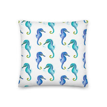 Load image into Gallery viewer, Seahorse Premium Pillows - Premium Throw Pillows from The Wishful Fish - Just $28! Shop now at The Wishful Fish
