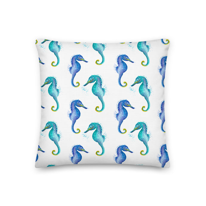 Seahorse Premium Pillows - Premium Throw Pillows from The Wishful Fish - Just $28! Shop now at The Wishful Fish