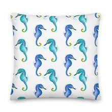 Load image into Gallery viewer, Seahorse Premium Pillows - Premium Throw Pillows from The Wishful Fish - Just $28! Shop now at The Wishful Fish
