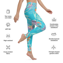 Load image into Gallery viewer, TROPICAL Yoga Leggings - Premium Yoga Leggings from The Wishful Fish - Just $36! Shop now at The Wishful Fish
