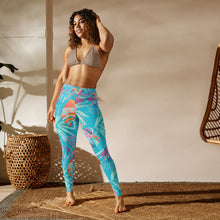 Load image into Gallery viewer, TROPICAL Yoga Leggings - Premium Yoga Leggings from The Wishful Fish - Just $36! Shop now at The Wishful Fish
