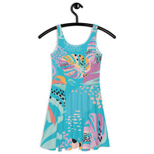 Load image into Gallery viewer, TROPICAL Skater Dress - Premium Skater Dress from The Wishful Fish - Just $42! Shop now at The Wishful Fish
