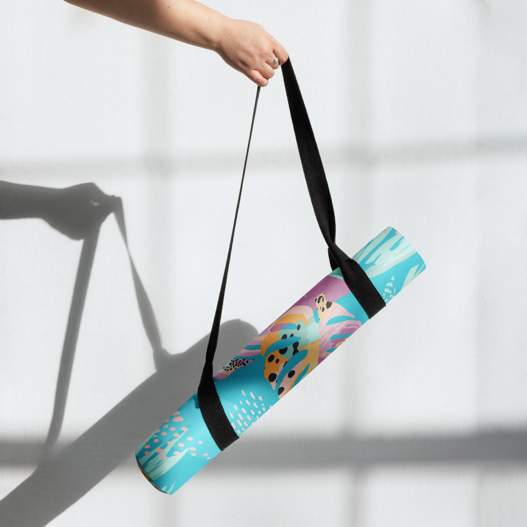 TROPICAL Yoga Mat - Premium Yoga Mat from The Wishful Fish - Just $48.50! Shop now at The Wishful Fish