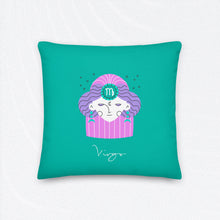 Load image into Gallery viewer, VIRGO Zodiac Pillow - Premium Pillow from The Wishful Fish - Just $29! Shop now at The Wishful Fish
