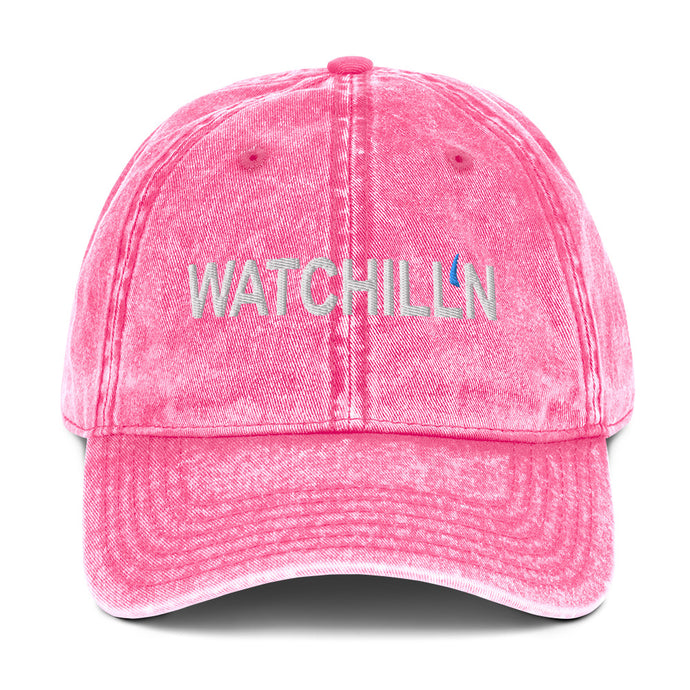 WATCHILL'N Vintage Baseball Cap - Premium Baseball Cap from The Wishful Fish - Just $28! Shop now at The Wishful Fish