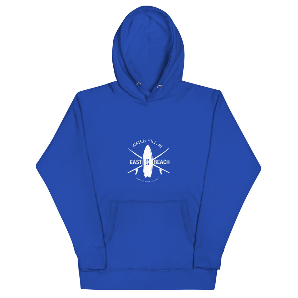 WATCH HILL, RI Surfer Hoodie - Premium Hoodie from The Wishful Fish - Just $38! Shop now at The Wishful Fish